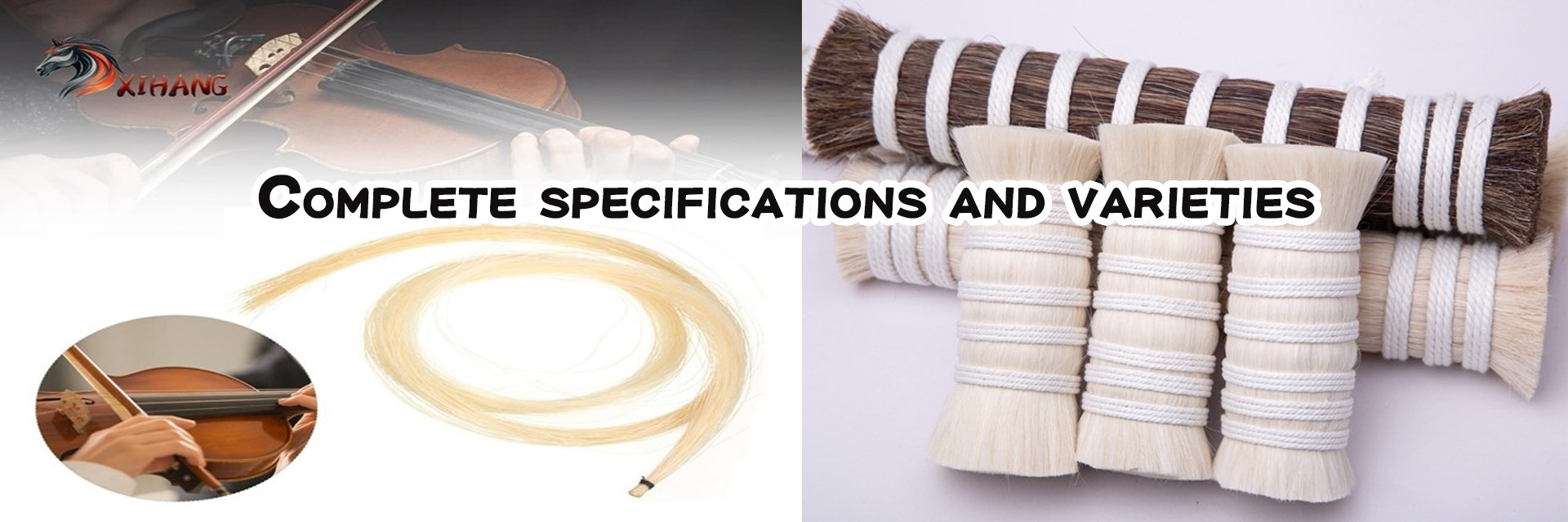 qualité Extensions de crinière de cheval usine